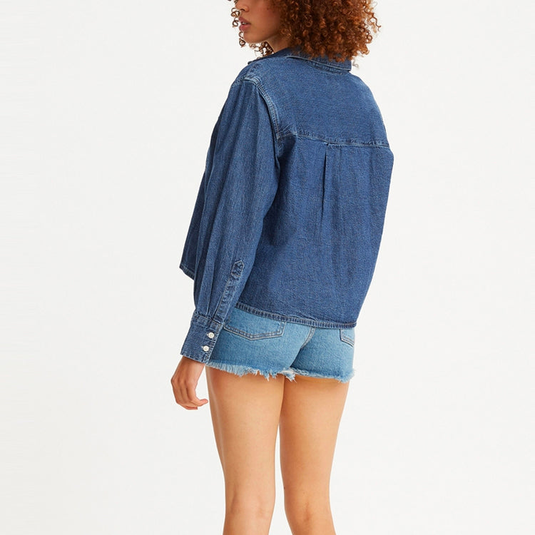 Levis Lapel Denim Shirt Denim-Blue 29685-0003
