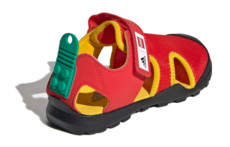 (PS) adidas x Lego Captain Toey Sandals 'Red' H67471