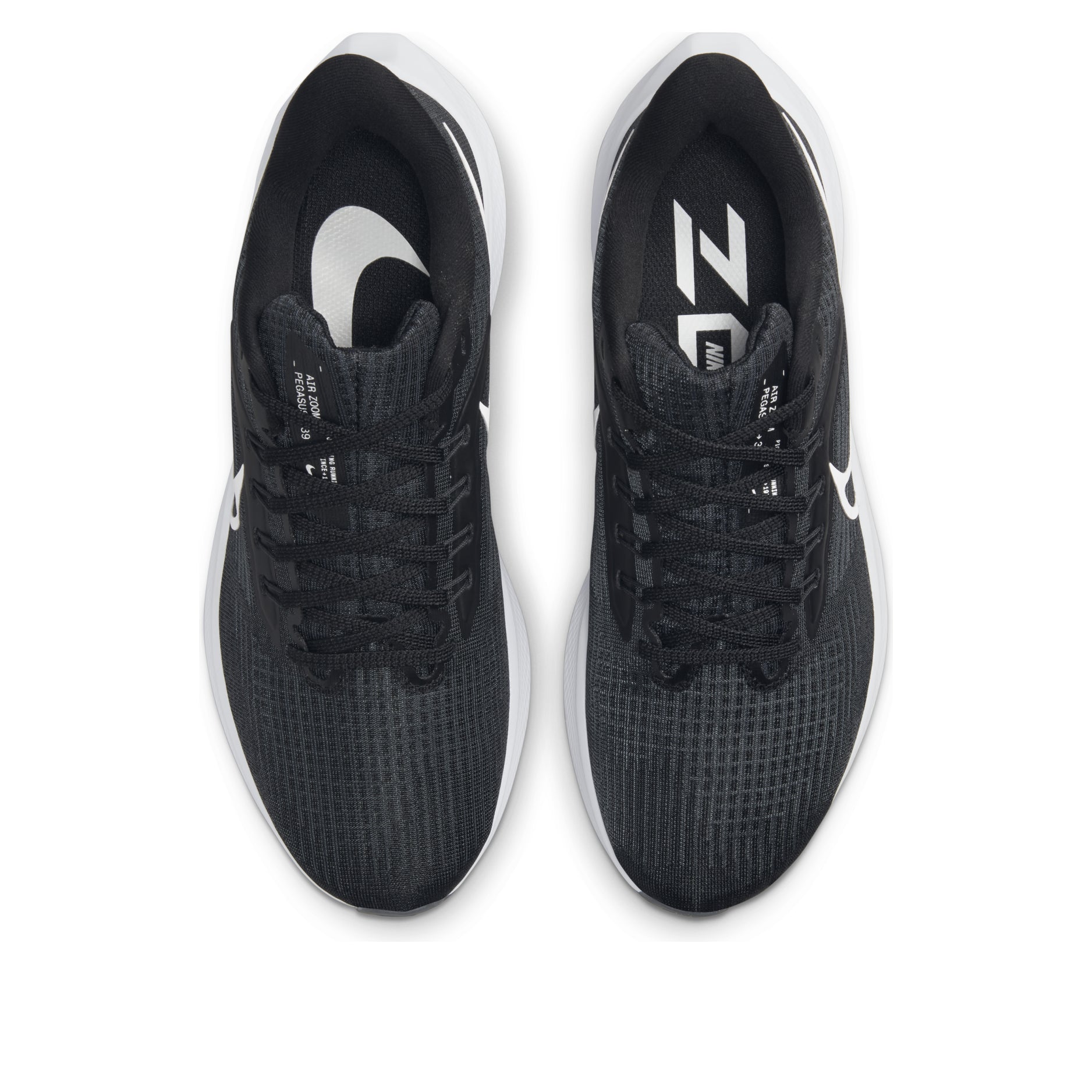 (WMNS) Nike Air Zoom Pegasus 39 'Black White Dark Smoke Grey' DH4072-001