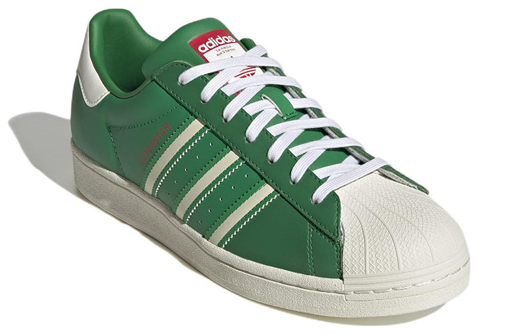 adidas Superstar 'Green Off White' HQ1435