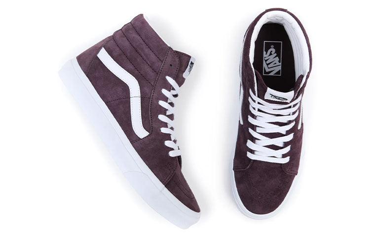 Vans SK8-HI High Top Casual Skate Shoes Unisex Purple White VN0A5JMJBEF