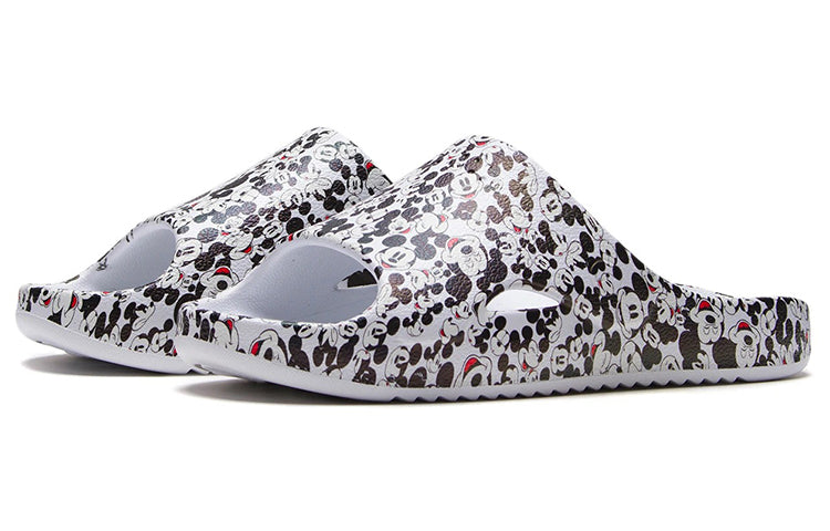 (WMNS) Disney x Li-Ning Casual Fashion Mickey Slippers 'Standard White Black' AGAS010-1