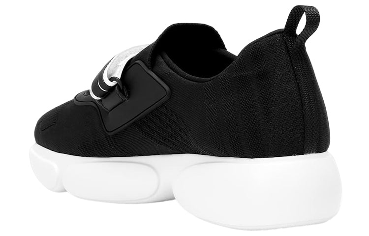 (WMNS) PRADA Cloudbust Rubber and Leather Sneakers 'Black White' 1E6511_3KK6_F0632_F_D040