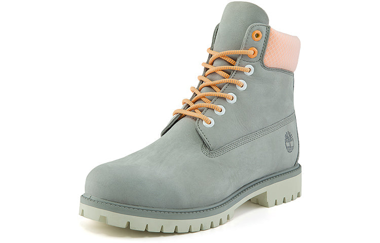 Timberland Hi-Vis Heritage 6 Inch Waterproof Wide Fit Boot 'Grey' A2HY4W