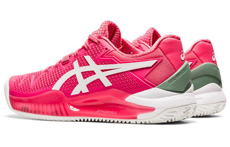 (WMNS) ASICS Gel Resolution 8 Clay 'Pink Cameo White' 1042A070-702