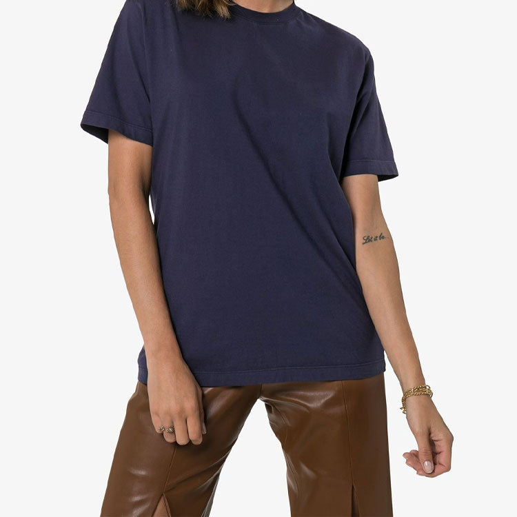(WMNS) Off-White Back Arrow Printing Short Sleeve Ordinary Version Blue OWAA049E19F290963232