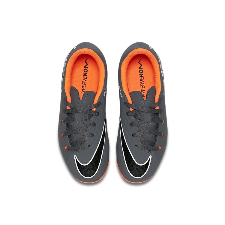 (GS) Nike Hypervenom Phantom 3 Academy FG 'Dark Grey Orange' AH7288-081