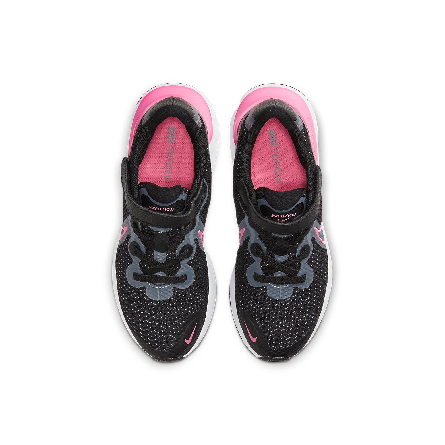 (PS) Nike Renew Run 'Black White Pink' CT1436-092