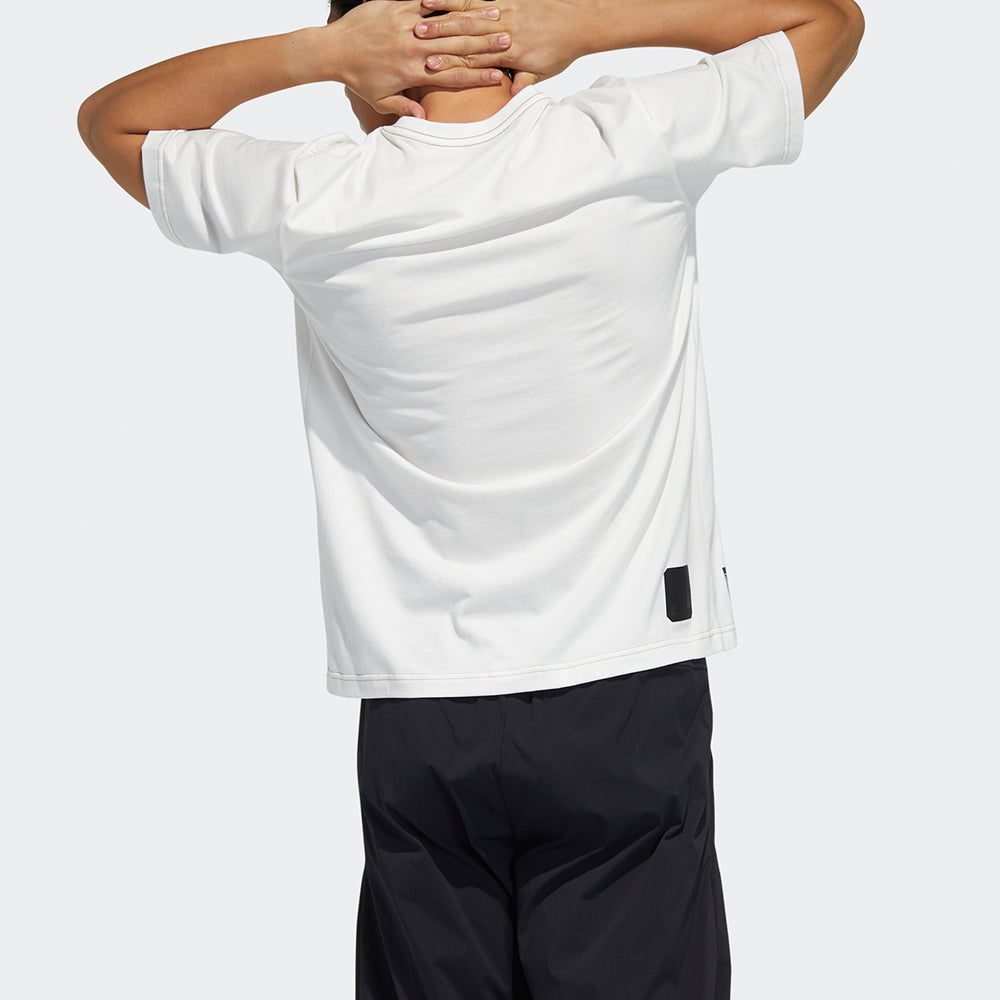 adidas Series WJ T GFX Printing Training Sports Short Sleeve White GP0917