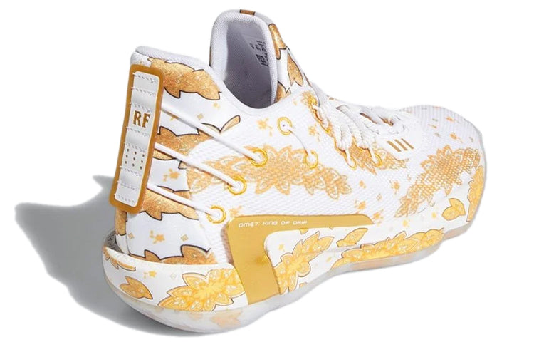 adidas Ric Flair x Dame 7 'White Gold Metallic' FX6616