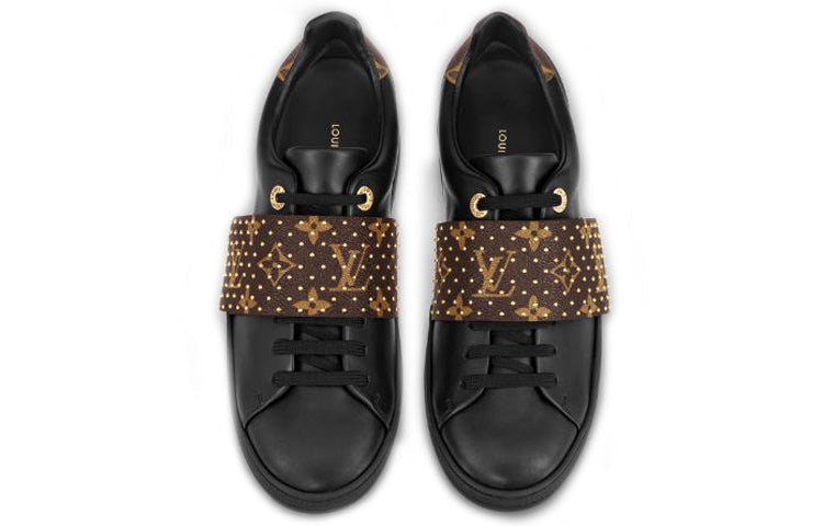 (WMNS) LOUIS VUITTON LV Frontrow Sports Shoes Black/Brown 1A4G26