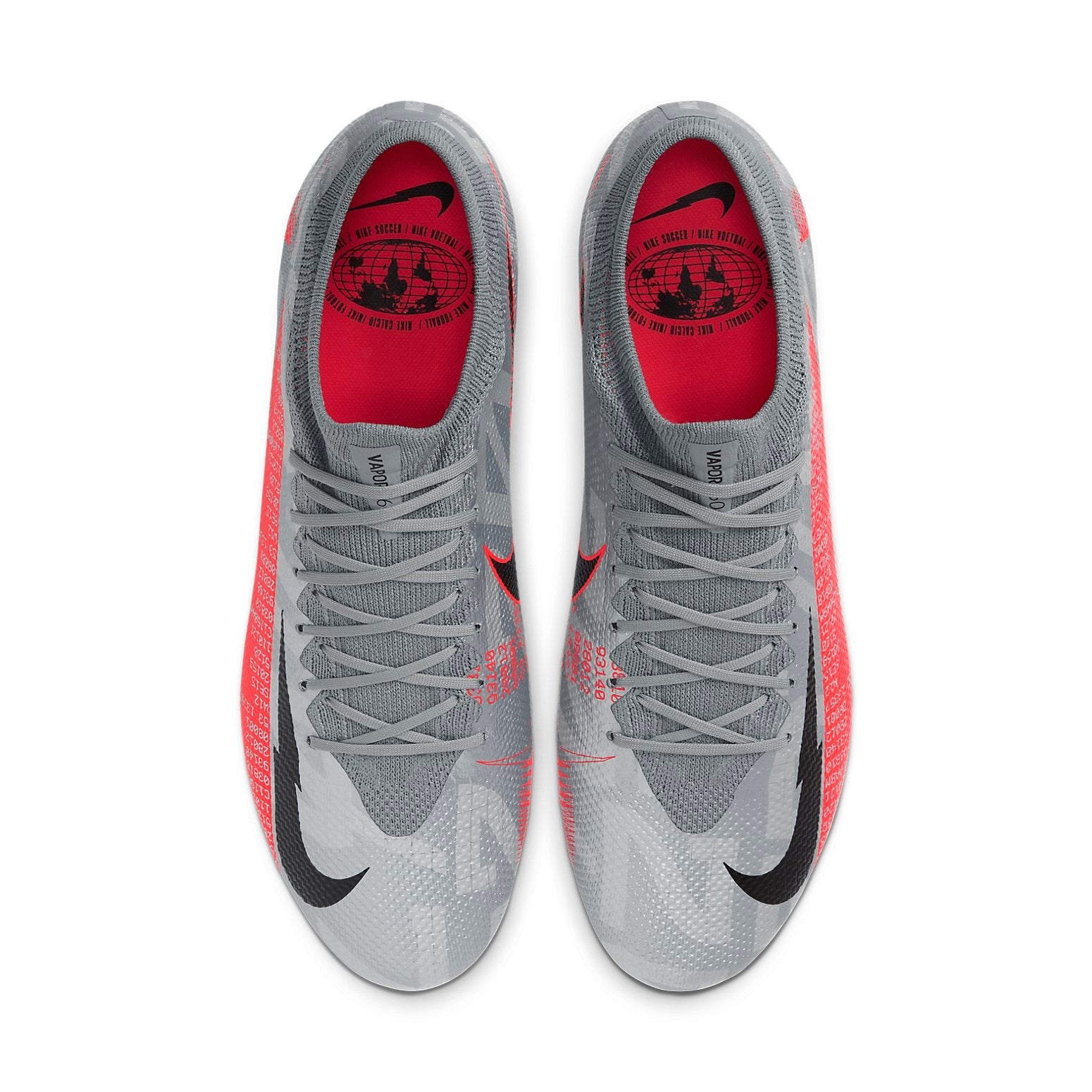 Nike Mercurial Vapor 13 Pro FG 'Metallic Grey Crimson' AT7901-906
