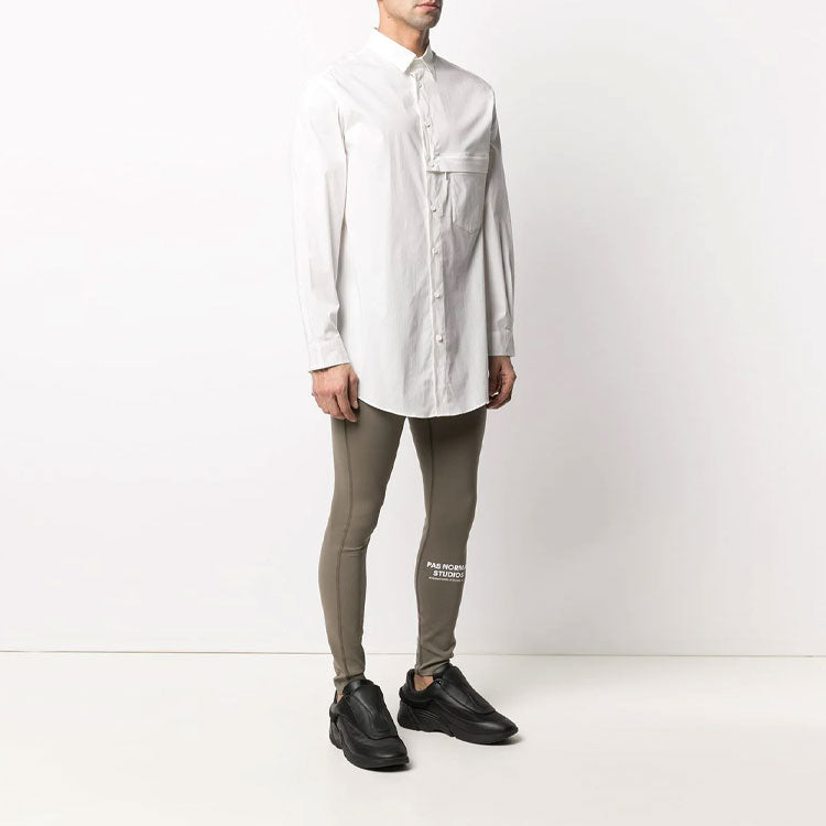 Men's Y-3 SS21 Long Sleeves Shirt White GV4222