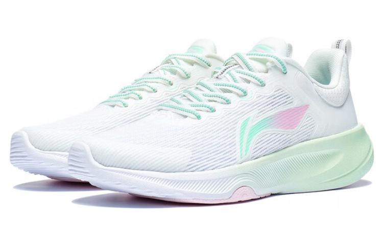 (WMNS) Li-Ning Badminton Sport Shoes 'White Green' AFVT012-3