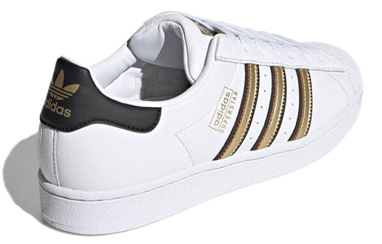 adidas originals Superstar 'White Gold Black' FY1335