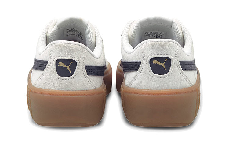 (WMNS) PUMA Smash Platform V2 SD 'White Black Gum' 373037-07