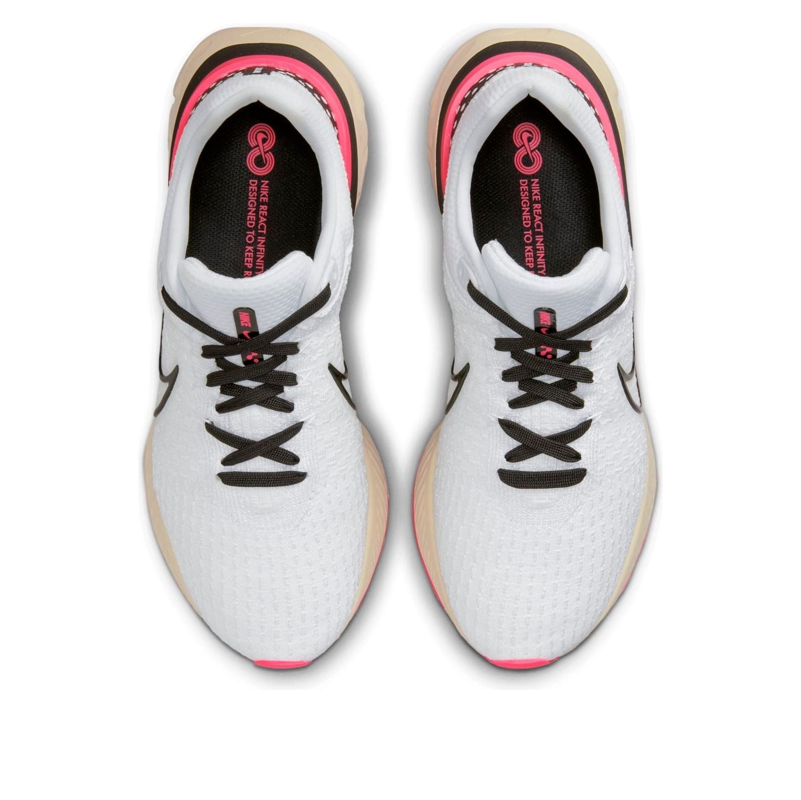 Nike React Infinity Run Flyknit 3 'White Hyper Pink' DH5392-101