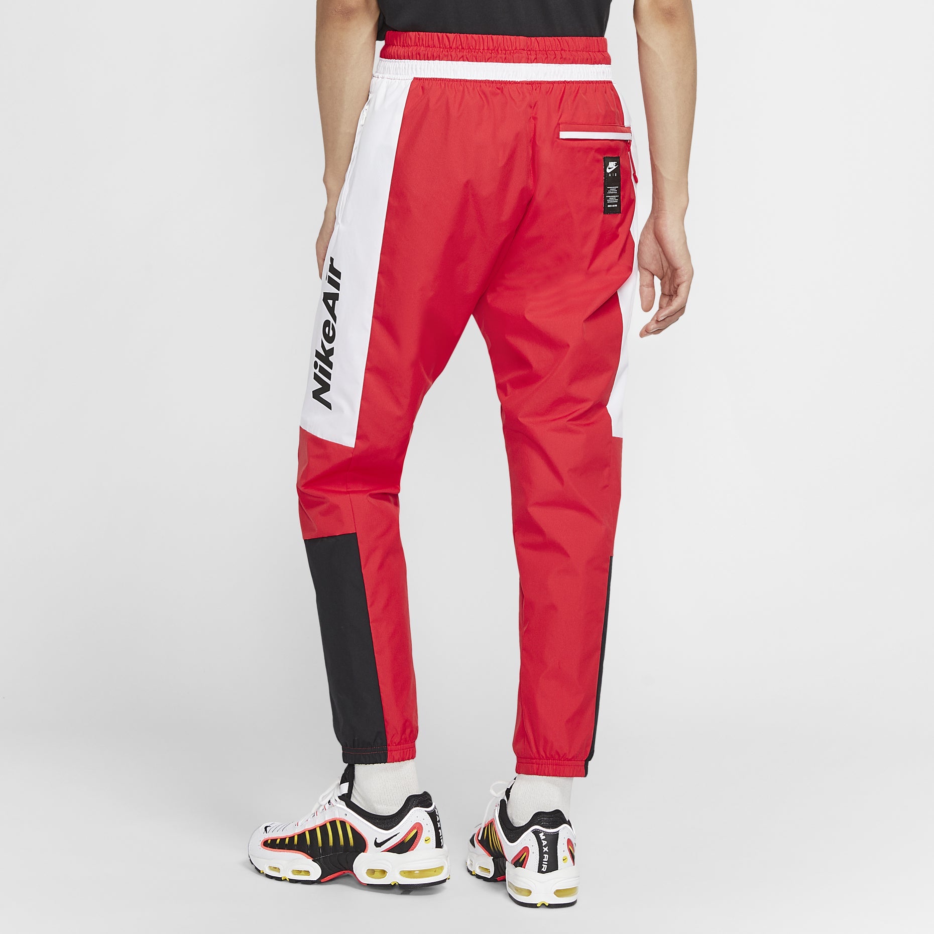 Nike AIR Contrasting Colors Woven Long Pants Red CK4396-657
