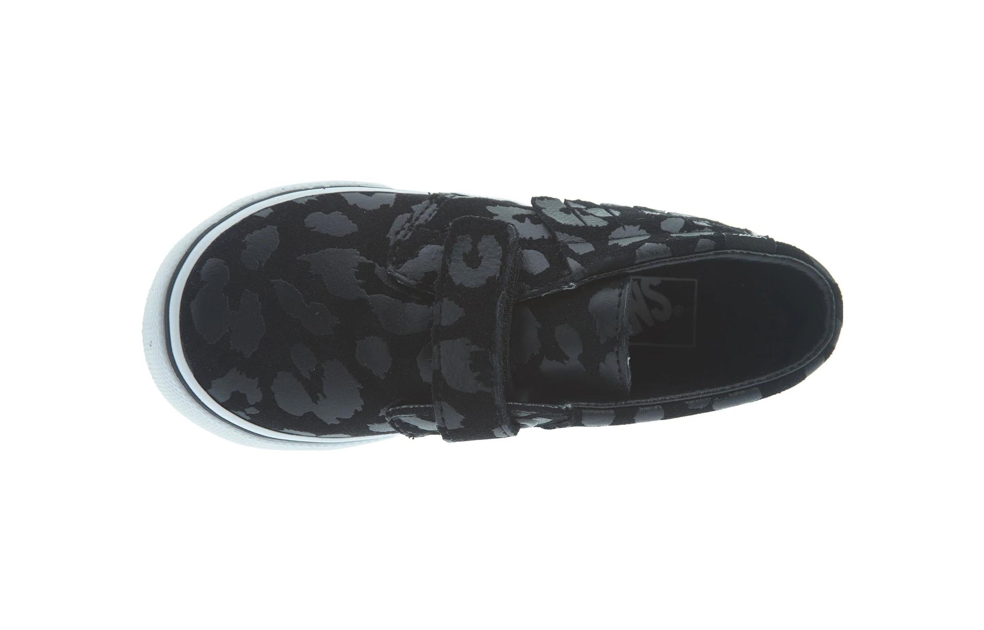 (TD) Vans Chukka V Moc Leopard Suede Skate Shoes 'Black' VN000308-ONX