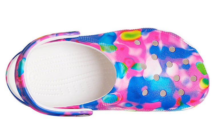 Crocs Classic Beach Sandals Unisex Blue Pink 207556-102