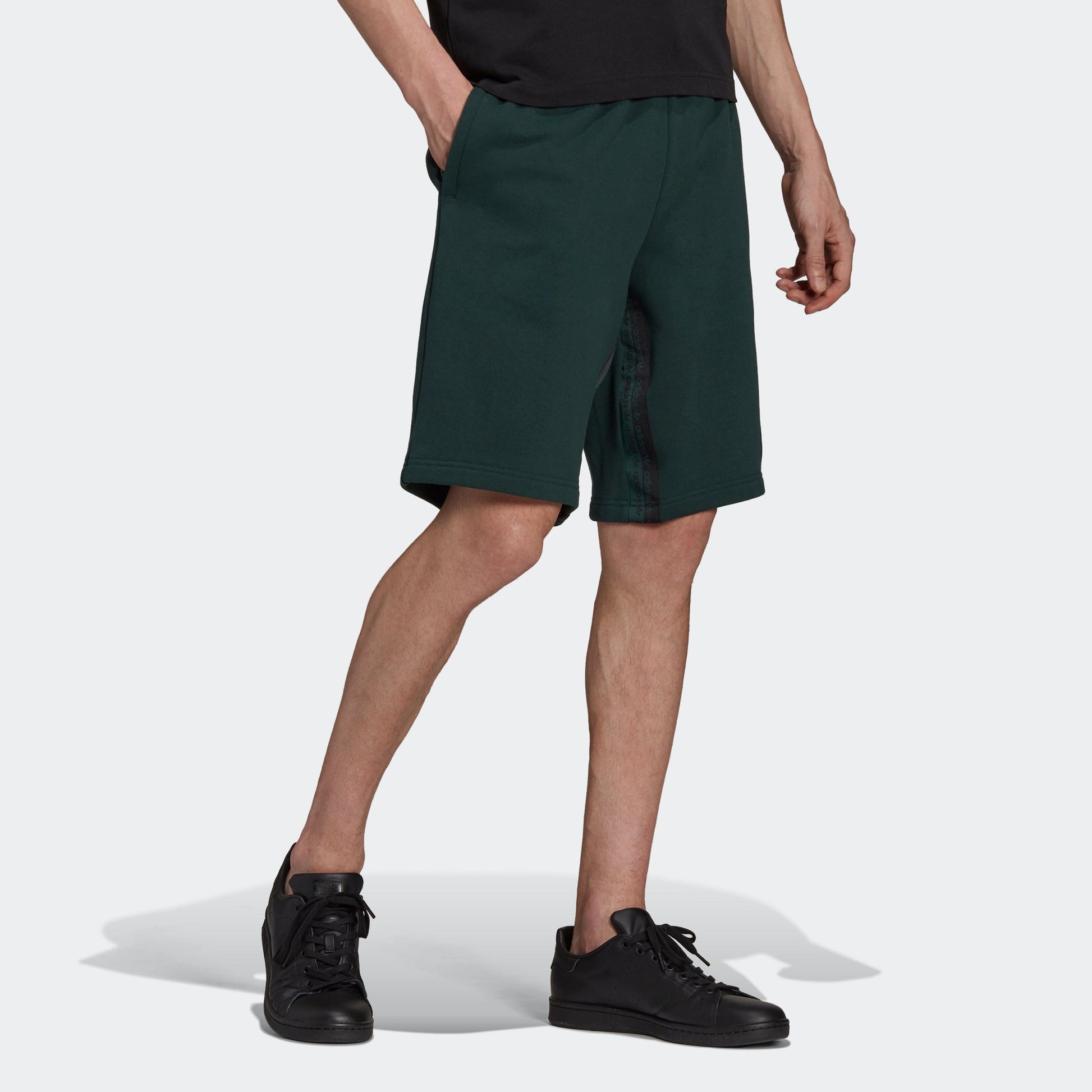 adidas originals R.y.v. Shorts Sports Running Solid Color Straight Shorts Green H11473