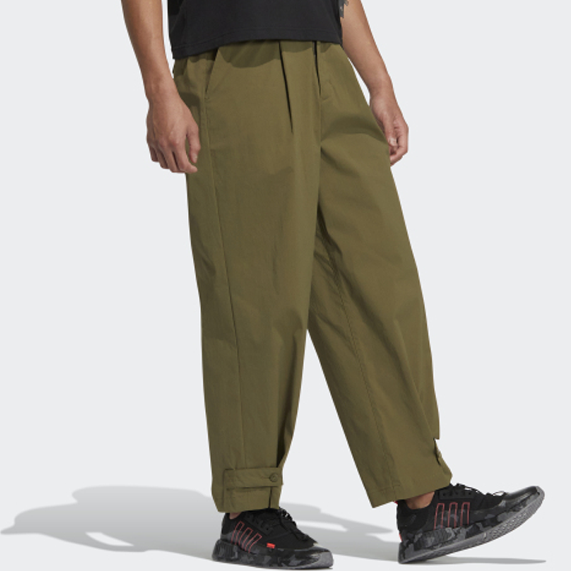 Men's adidas originals Pants Classic Casual Sports Pants/Trousers/Joggers Dark Olive Green HU1234
