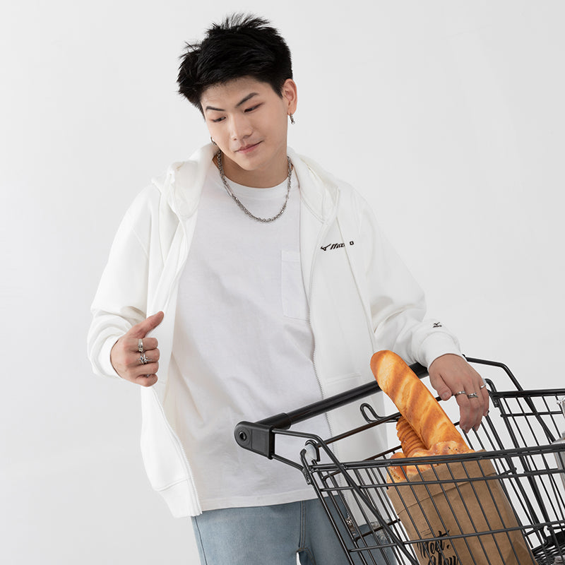 Mizuno Logo Solid Jacket 'White' A2CA2A42