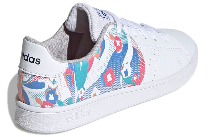 (GS) adidas Advantage J 'White Red Blue' EF0215