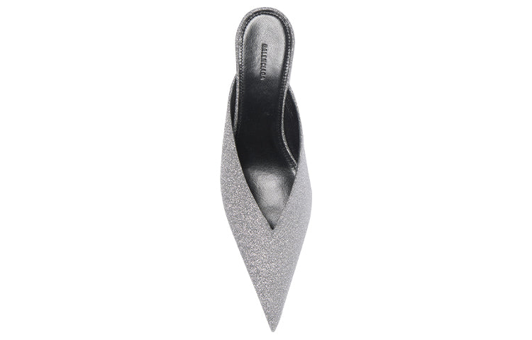 (WMNS) Balenciaga Knife Sandals Silver 579278WA7018163