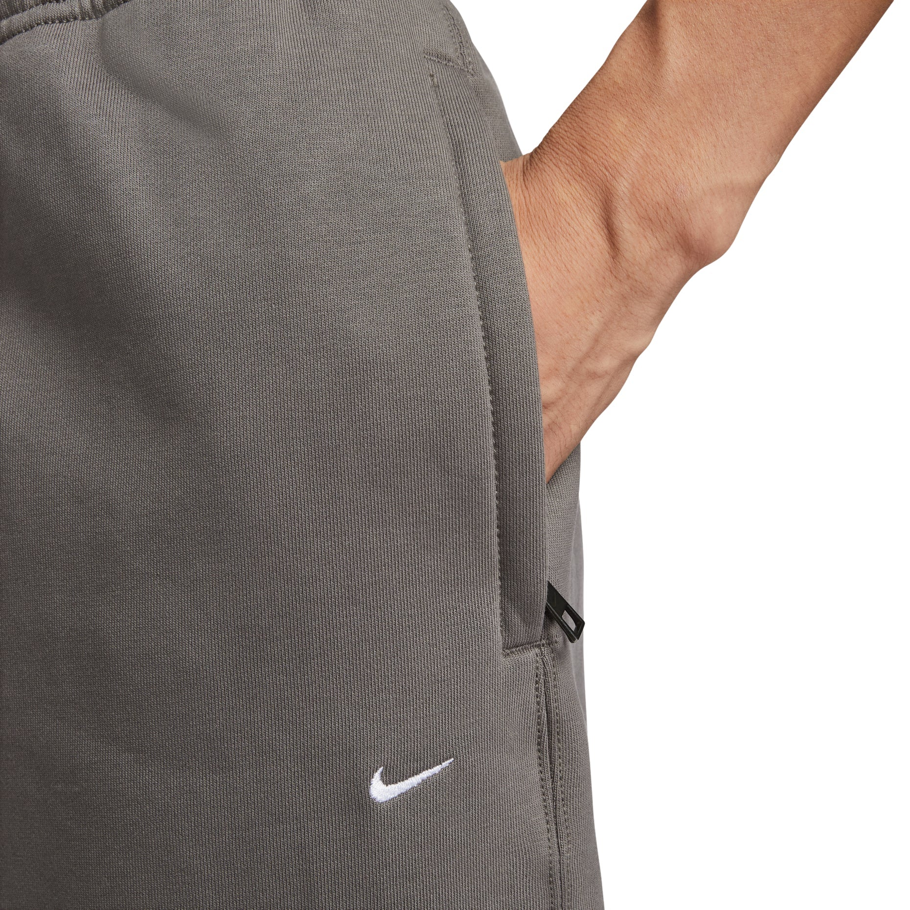 Nike Solo Swoosh Cuffed Fleece Trousers 'Cave Stone' HV1089-289