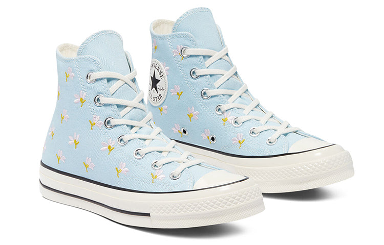 (WMNS) Converse Chuck 70 High 'Embroidered Floral Print - Chambray Blue' 570917C