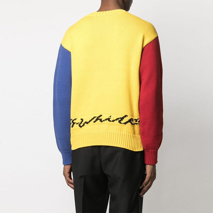Off-White SS21 Knit Cartoon Loose Fit OMHE085S21KNI0018425