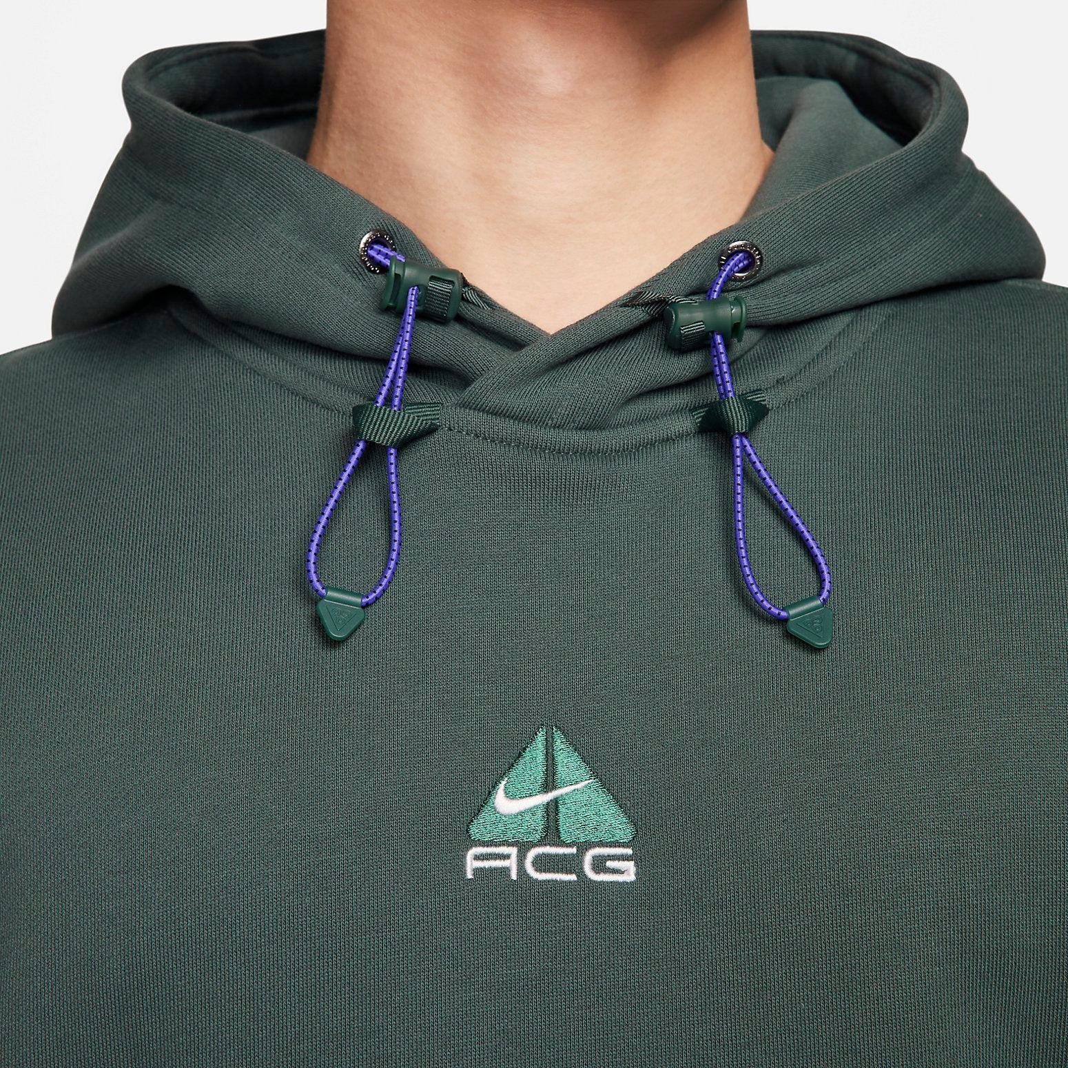 Nike ACG Therma-Fit Fleece Pullover Hoodie Asia Sizing 'Vintage Green' DH3088-338