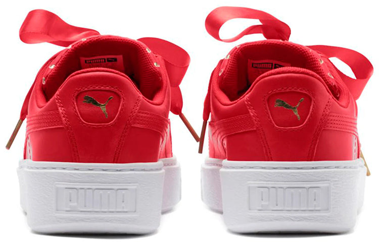 (WMNS) PUMA Platform Kiss Ath Lux Red 366704-03
