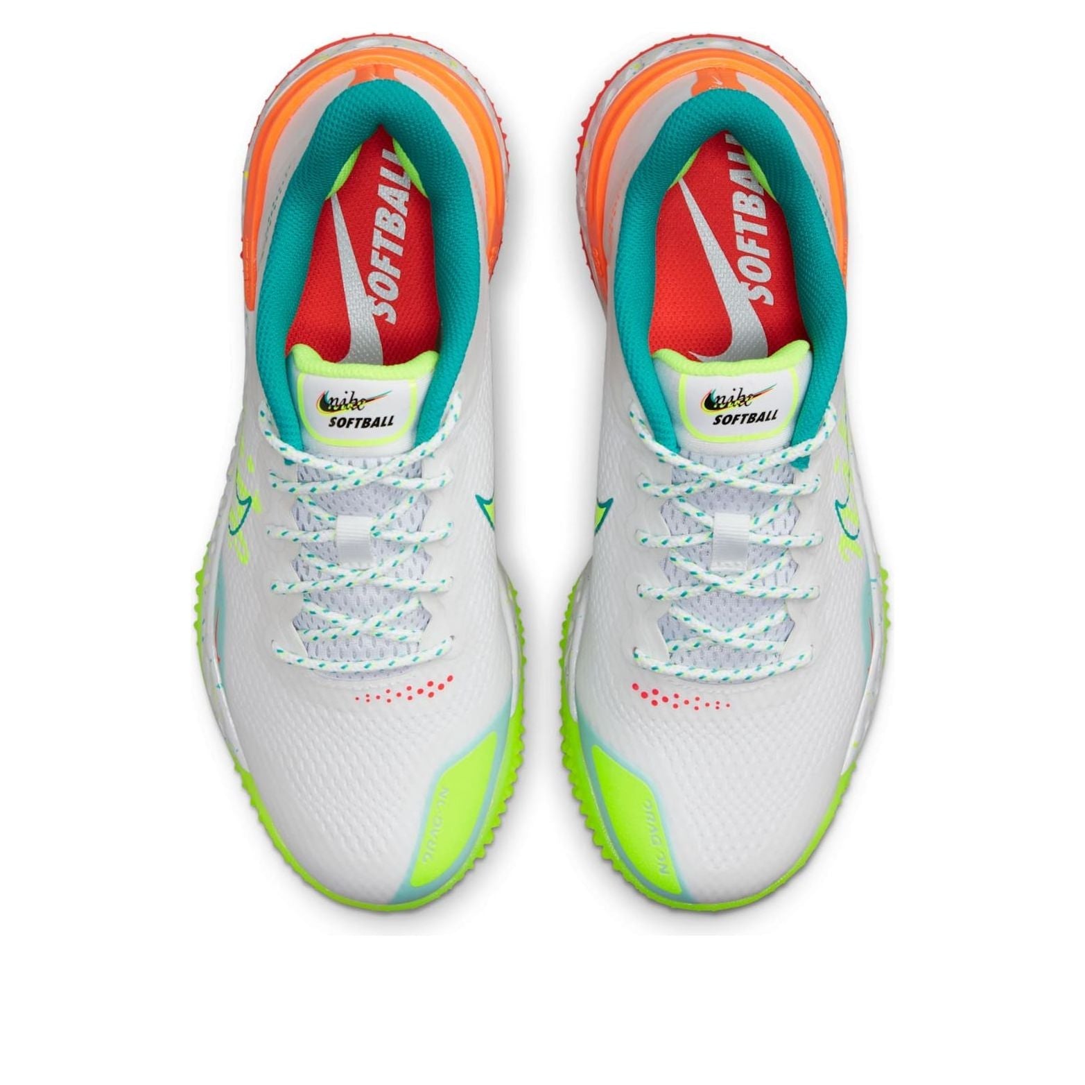 (WMNS) Nike Alpha Huarache Elite 3 Turf 'White Turbo Green' CU8403-102