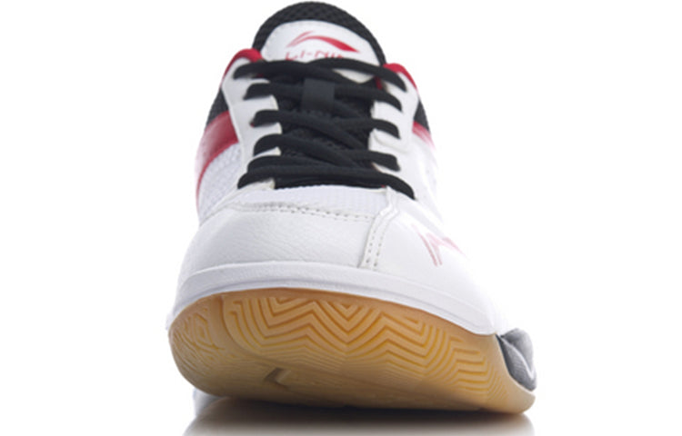Li-Ning Badminton Training Shoes 'White Red' AYTP061-1