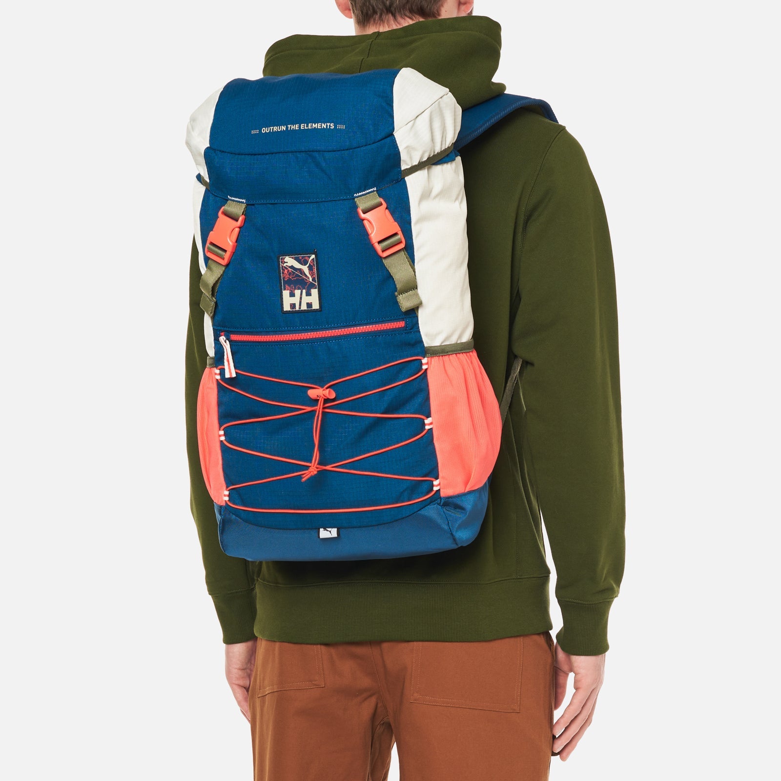PUMA x HELLY HANSEN Backpack 'Blue White Pink' 078603-01