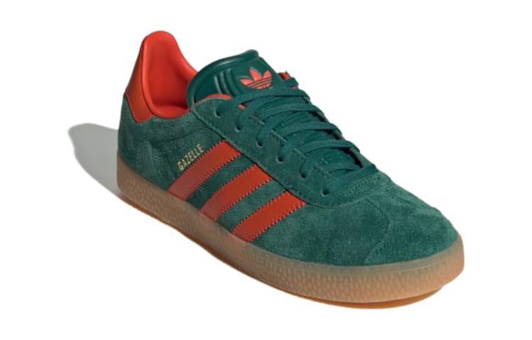(GS) adidas Gazelle 'Collegiate Green Preloved Red' IE8604