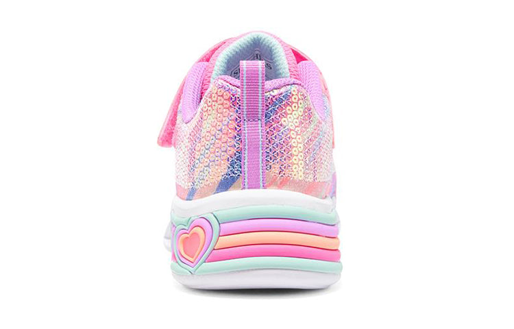 (PS) Skechers Sweetheart Lights 'Pink Multi' 302313L-PKMT