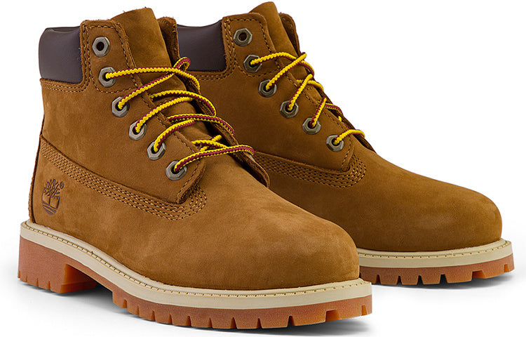 GS) Timberland 6 Inch Premium Waterproof Boots 'Honey' 14749