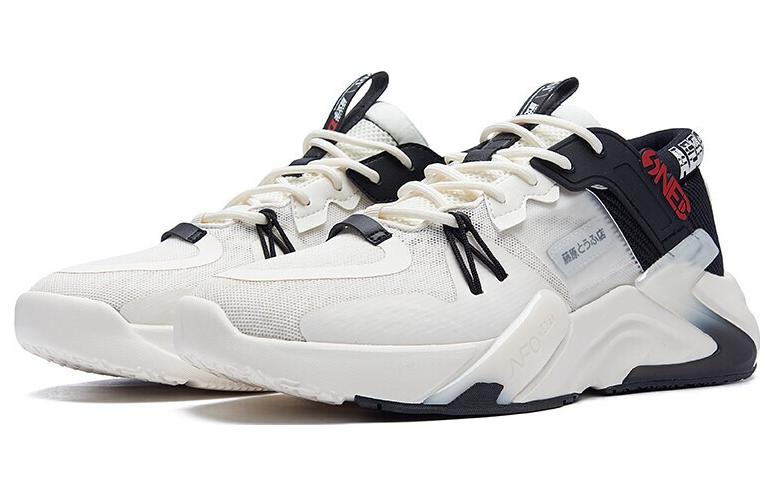 361 Degrees x Initial D Casual Shoes 'White Black' 672126705F-1