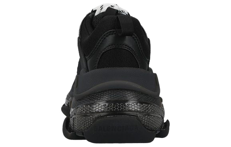 (WMNS) Balenciaga Triple S Sneaker 'Clear Sole - Black' 544351W2FB11000
