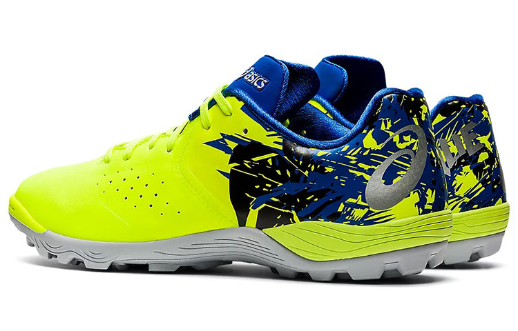 ASICS Unisex Toque 7 TF Turf Soccer Shoes Yellow/Blue 1113A025-751