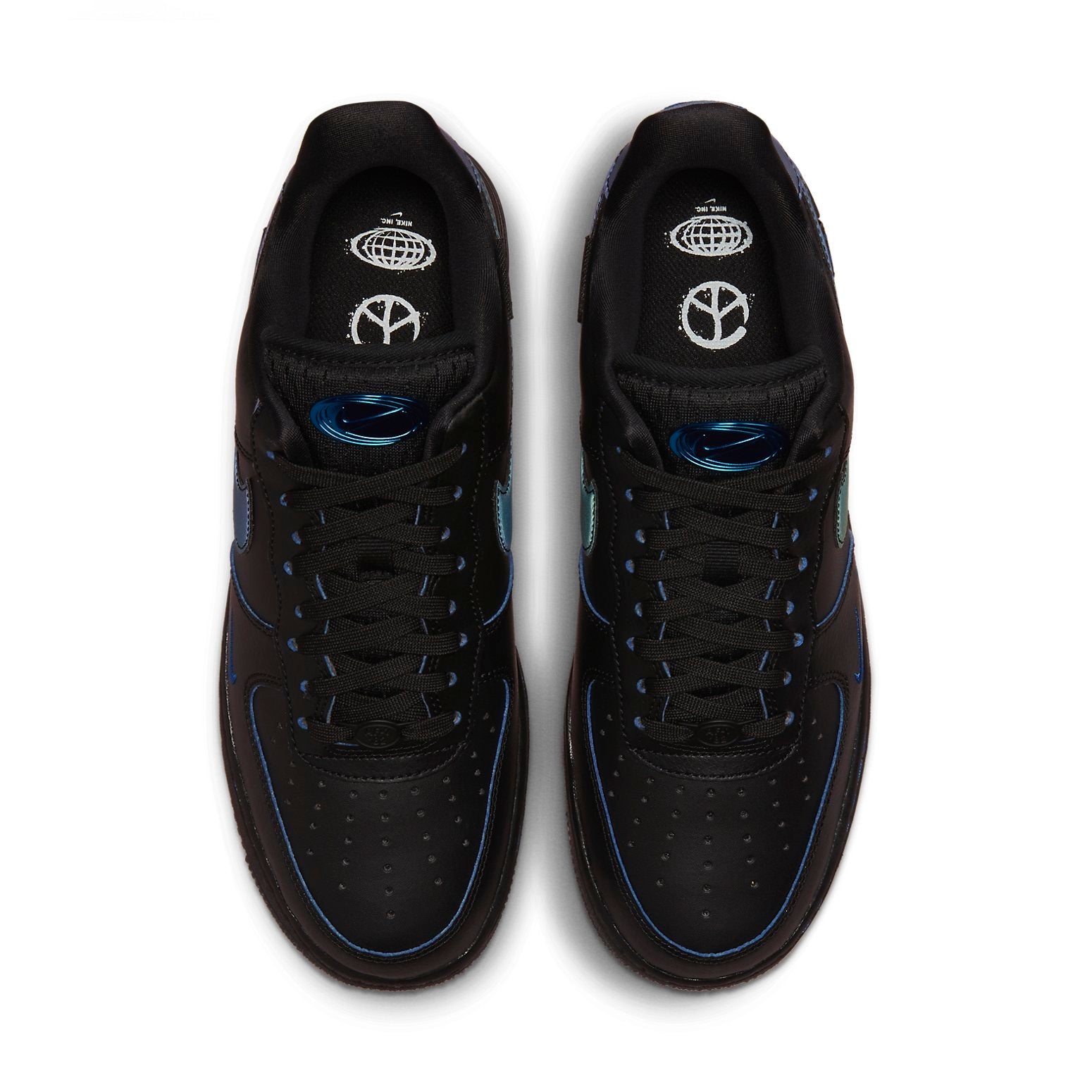 (WMNS) Nike Air Force 1 Low '07 LX 'Worldwide Pack - Black Game Royal' FB1840-001