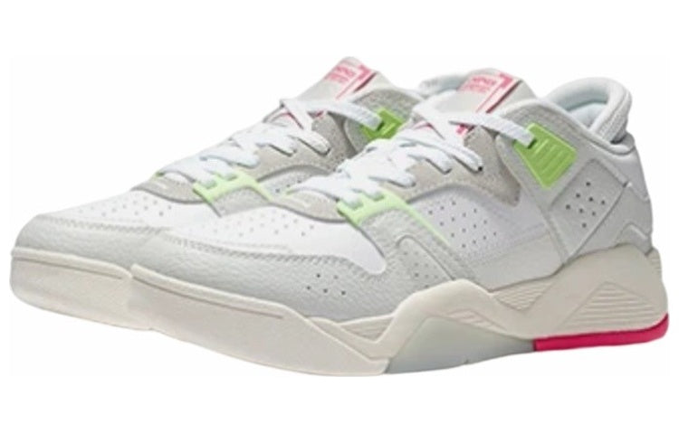 (WMNS) Li-Ning Casual Basketball Shoes 'Grey Green Pink' AGBS032-3