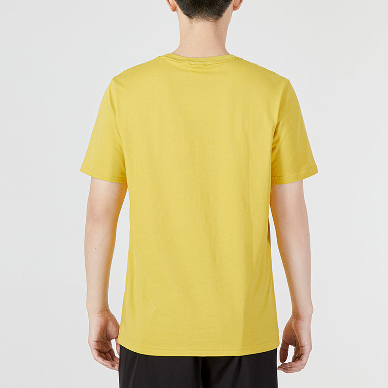 PUMA Classics Logo T-Shirt 'Yellow White' 532280-31