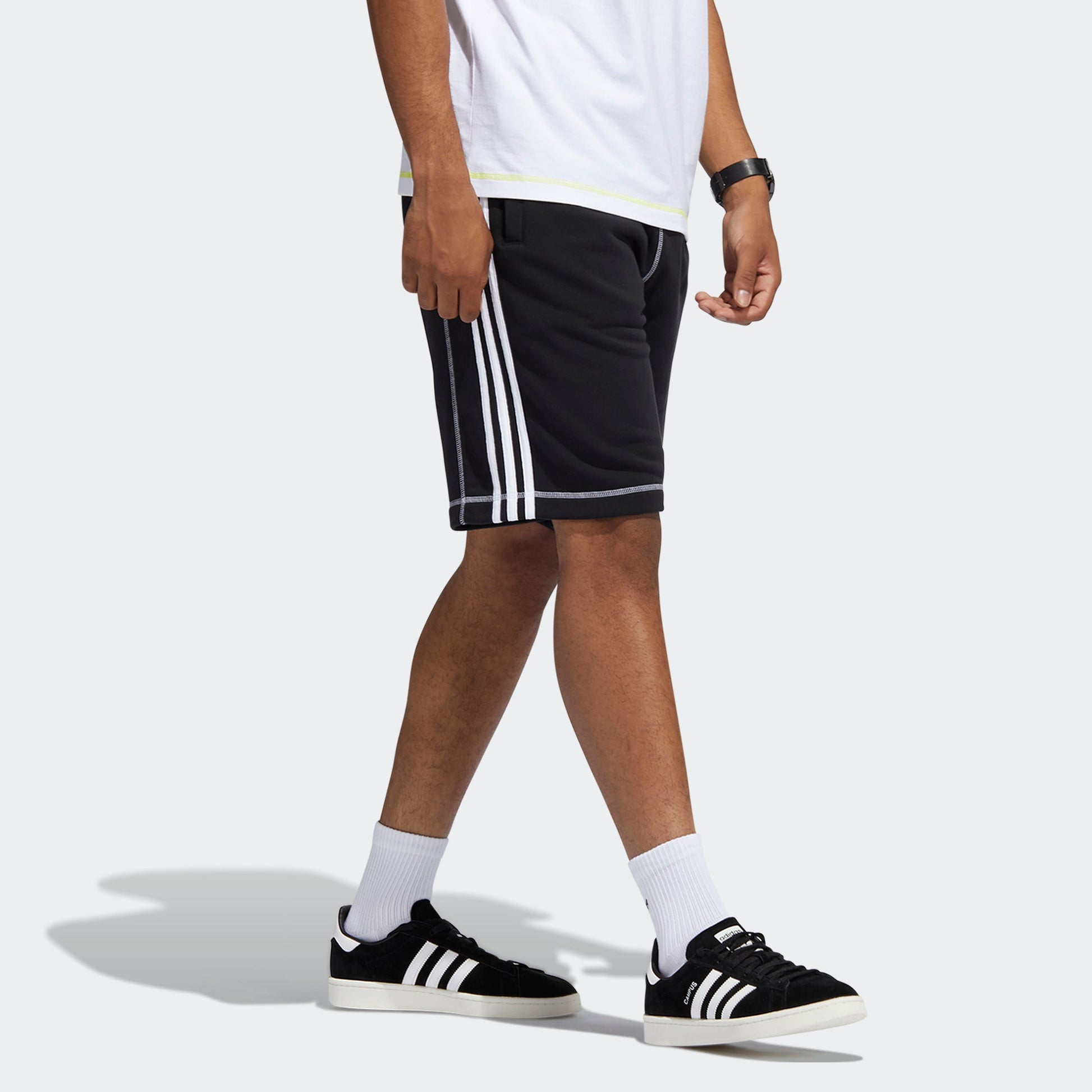 adidas Men's originals Cntrst Stitch S Sports Shorts Black GN3882