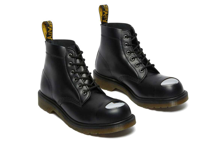 Dr.Martens 101 Exposed Steel Toe Leather Ankle Boots 'Black' 26660001