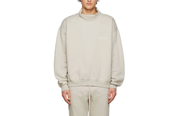 Fear of God Essentials SS22 Relaxed Mockneck Wheat FOG-SS22-251