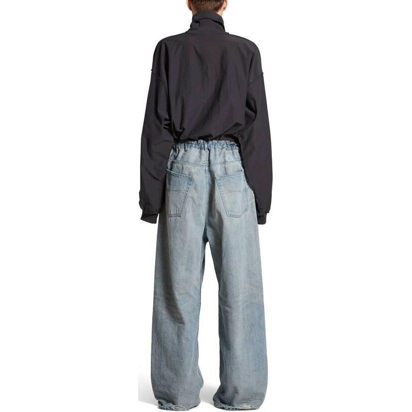 Balenciaga Oversized Baggy Pants 'Light Blue' 786643TQW556379
